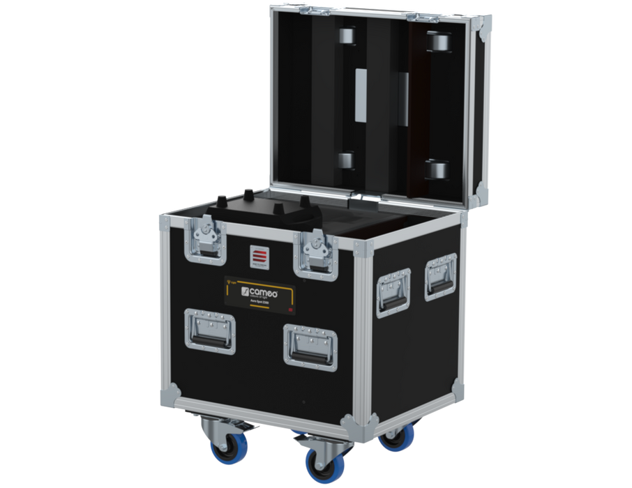 SANTOSOM Flight case PRO, 2x Cameo Auro Spot Z300 (no foam shell)
