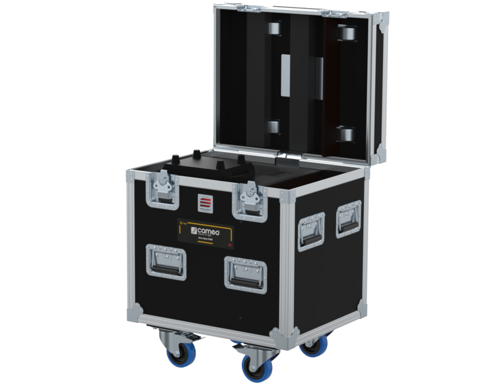 SANTOSOM Flight case PRO, 2x Cameo Auro Spot Z300 (no foam shell)