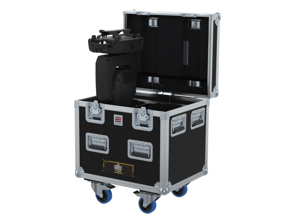 SANTOSOM Moving Head Flight Case PRO, 2x Chauvet INTIMIDATOR Beam 360X