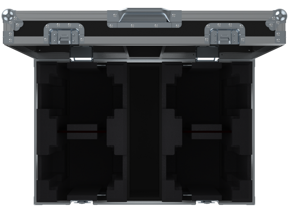 SANTOSOM Moving Head Flight Case PRO, 4x Chauvet Rogue Outcast 1L Beam
