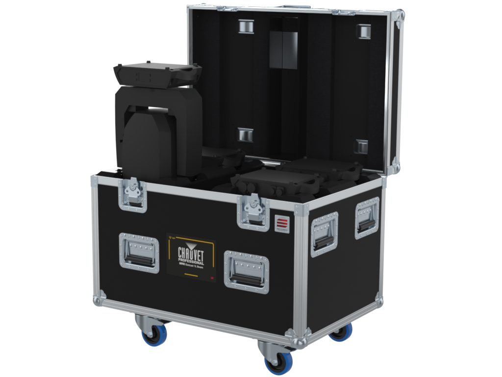 SANTOSOM Moving Head Flight Case PRO, 4x Chauvet Rogue Outcast 1L Beam