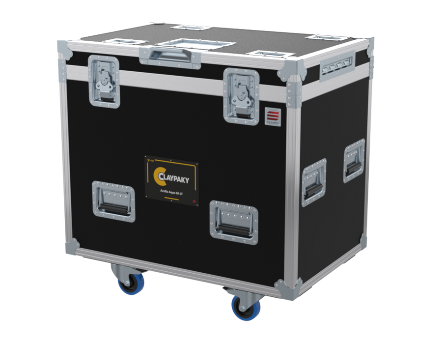 SANTOSOM Flight case PRO, 2x ClayPaky Arolla Aqua M-LT (no foam, DVCS