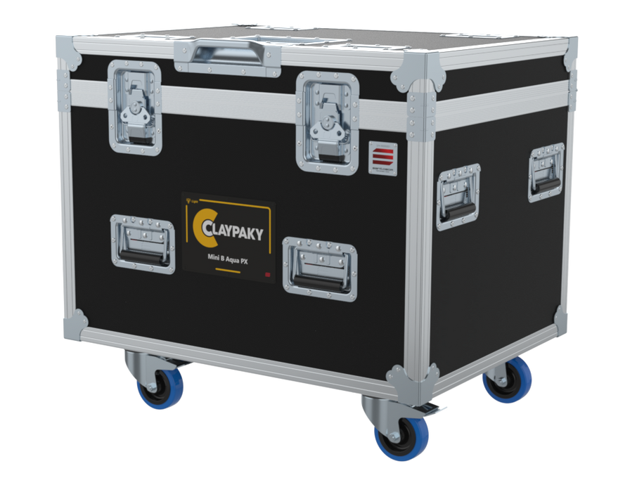 Santosom Moving Head Flight case PRO, x4 Claypaky Mini B Aqua PX (No Foam)