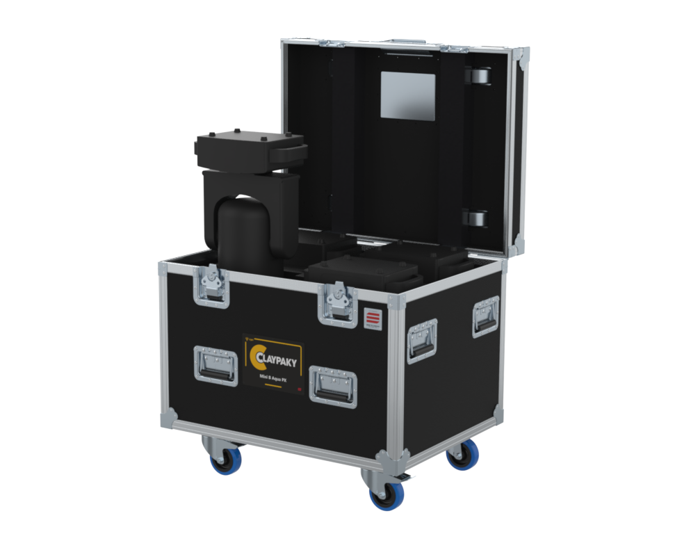 Santosom Moving Head Flight case PRO, x4 Claypaky Mini B Aqua PX (No Foam)
