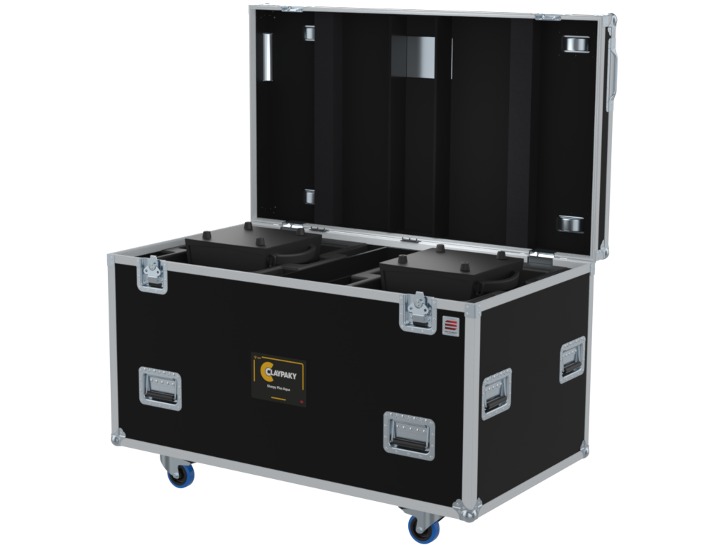 Santosom Moving Head Flight case PRO, 2x Clay Paky Sharpy Plus Aqua (No foam She