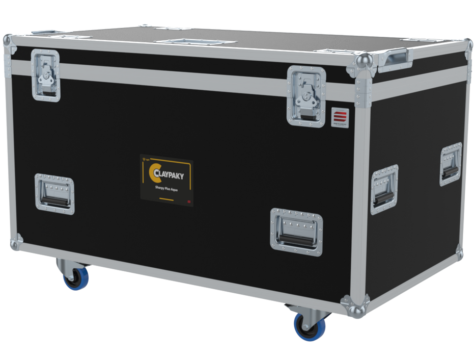 Santosom Moving Head Flight case PRO, 2x Clay Paky Sharpy Plus Aqua (No foam She