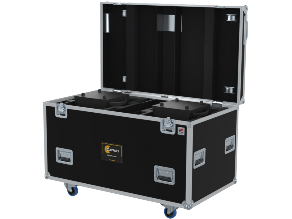 Santosom Moving Head Flight case PRO, 2x Clay Paky Sharpy Plus Aqua (No foam She