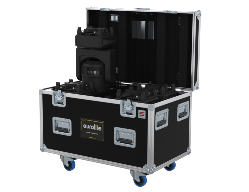 Santosom Moving Head Flight case PRO, 4x EUROLITE LED TMH-H420 Beam/Wash
