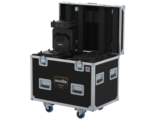 Santosom Moving Head Flight case PRO, 4x EUROLITE LED TMH-s250