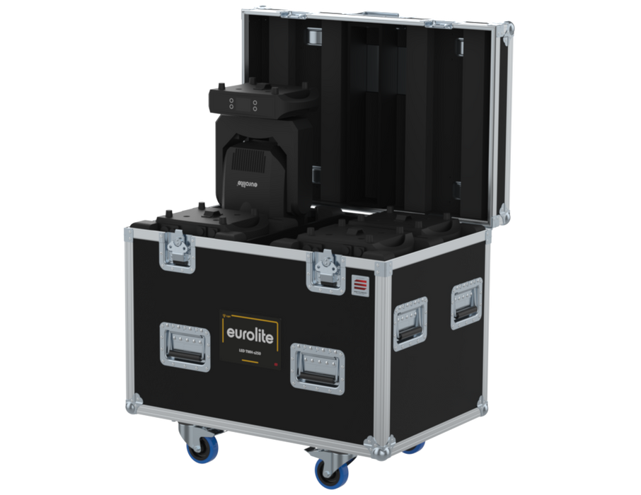 Santosom Moving Head Flight case PRO, 4x EUROLITE LED TMH-s250