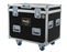 SANTOSOM Moving Head Flight case PRO, 2x AURA RAVEN XIP (no foam Shell)