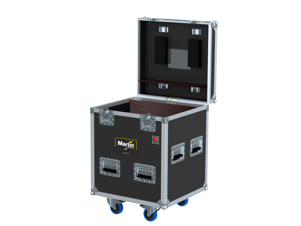 Santosom Moving Head Flight Case PRO, 2x Martin MAC Aura PXL (No Foam Shell)