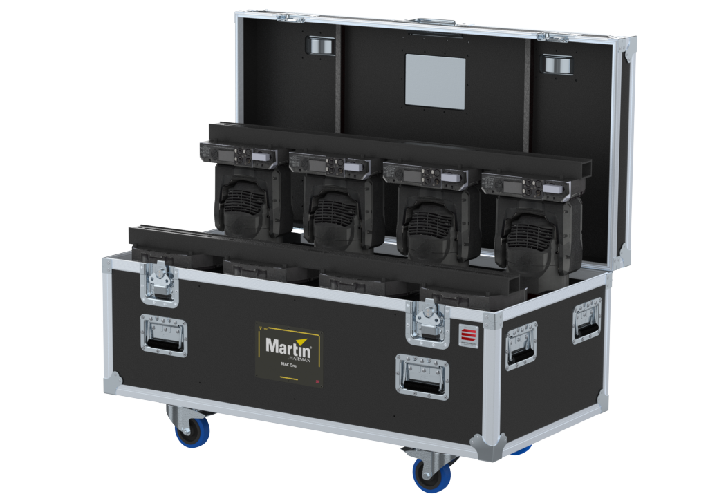 Santosom Flight case STD, 8x Martin MAC One