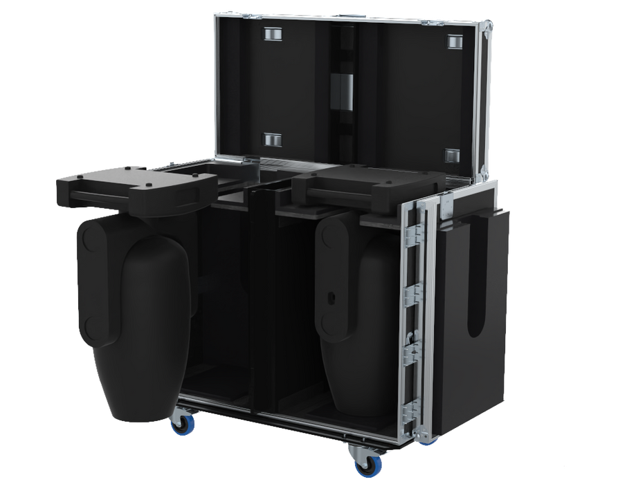 SANTOSOM Moving Head Flight case PRO, 2x Clay Paky Axcor Profile 900