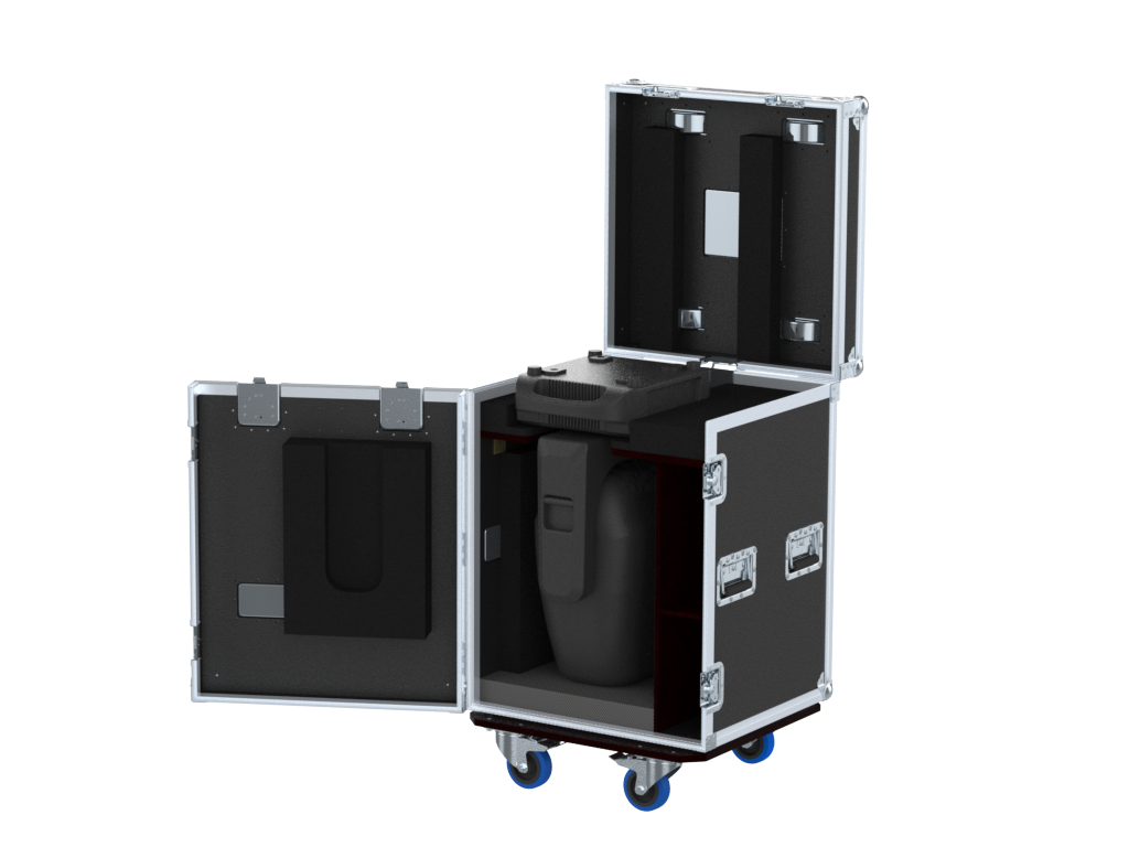Santosom Moving Head Flight case PRO, 1x ETC Halcyon Gold