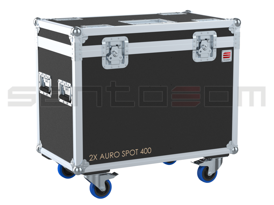 Santosom Moving Head Flight case, 2x Cameo Auro Spot 400