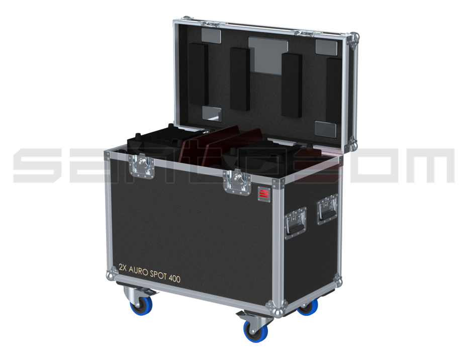 Santosom Moving Head Flight case, 2x Cameo Auro Spot 400
