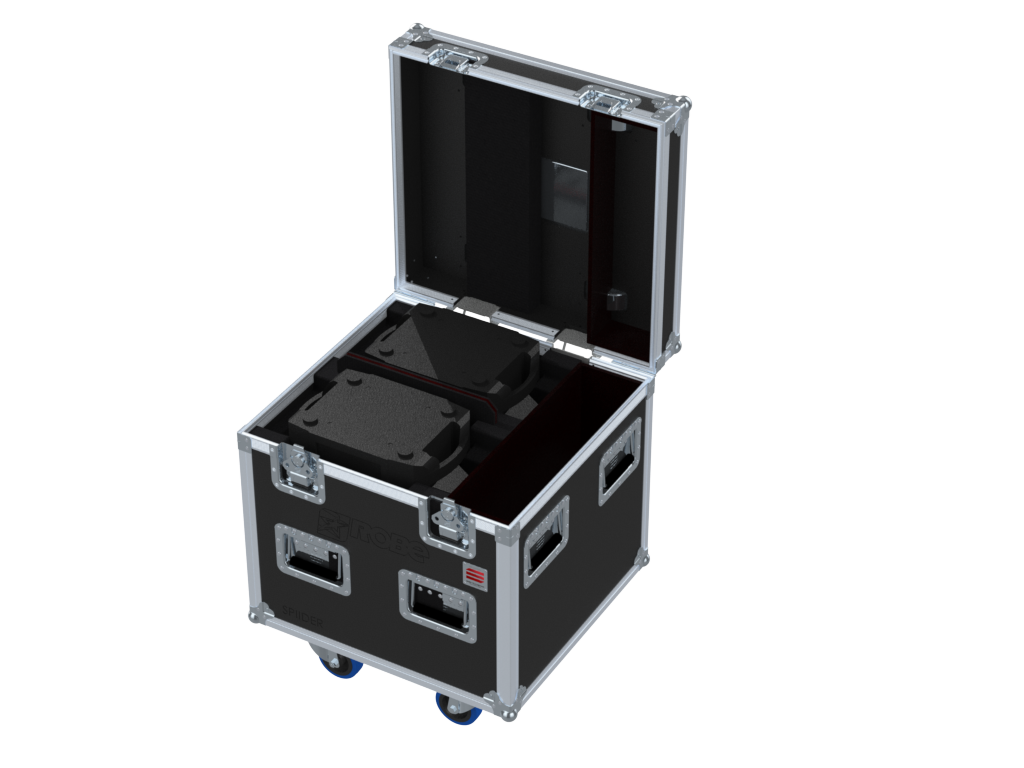 Santosom Moving Head Flight case PRO, 2x Robe SPIIDER