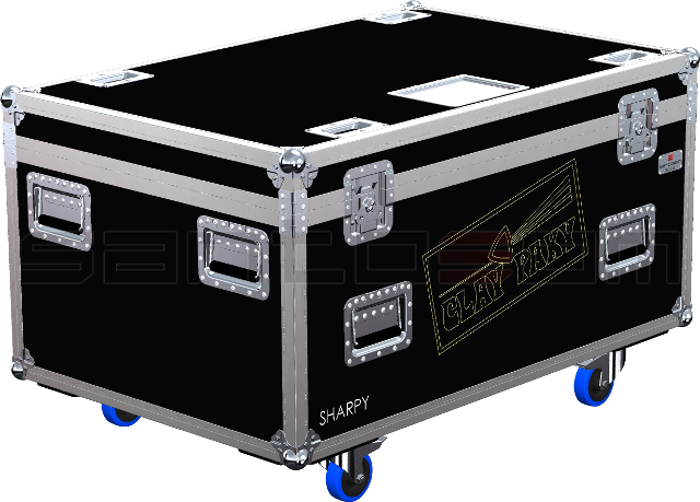 Santosom Moving Head Flight case PRO, 4x Clay Paky Sharpy (no Foam shell)
