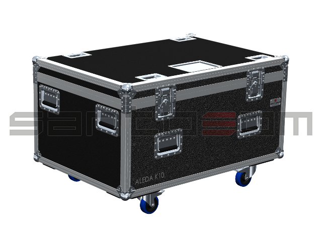 Santosom Moving Head Flight case, 4x Clay Paky Aleda K10 (No Foam shell)