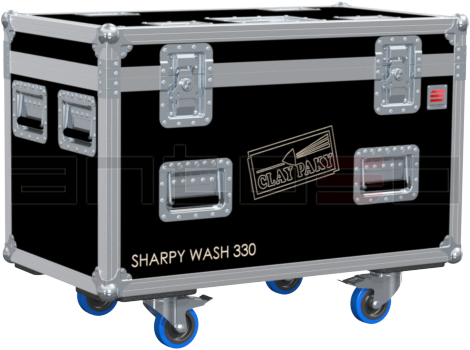 Santosom Moving Head Flight case, 2x Clay Paky Sharpy Wash 33 (No Foam Shell)