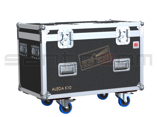 Santosom Moving Head Flight case, 2x Clay Paky Aleda K10 (No Foam Shell)