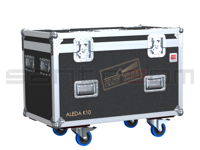 Santosom Moving Head Flight case, 2x Clay Paky Aleda K10 (No Foam Shell)