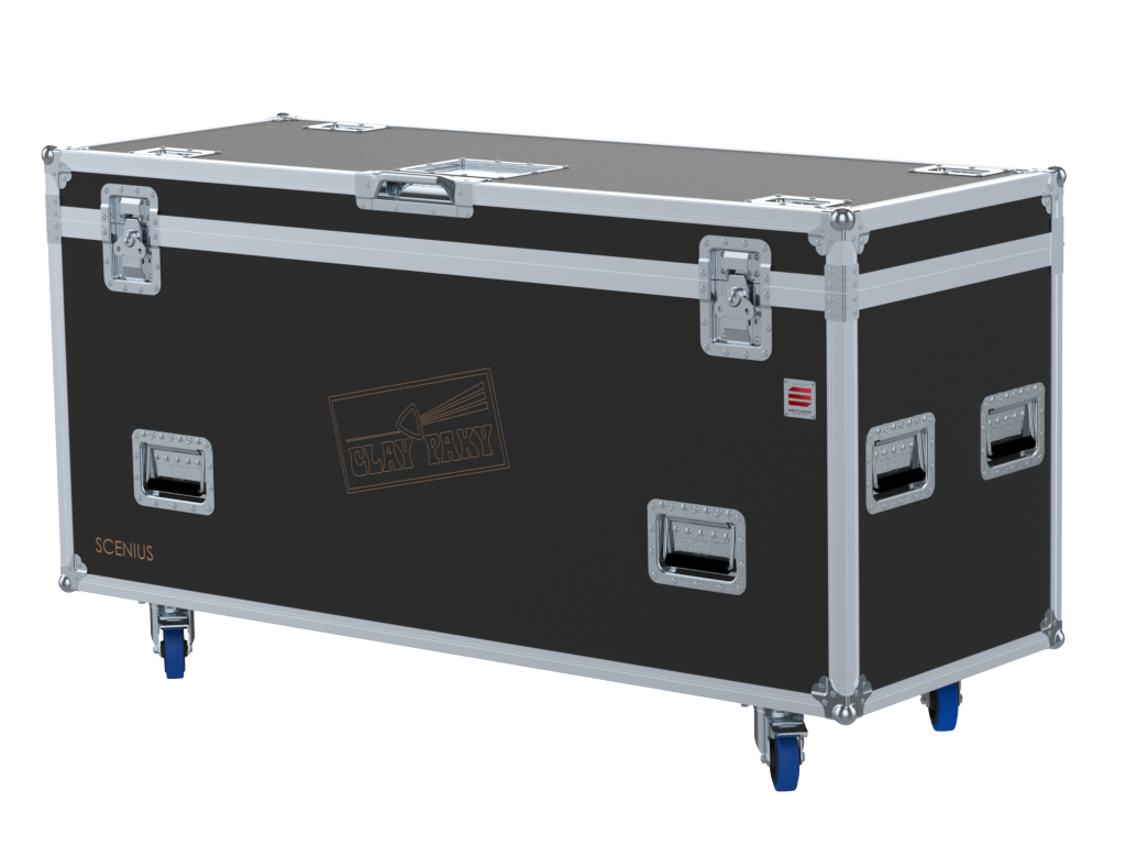 Santosom Moving Head Flight case, 2x Clay Paky Scenius Spot/Profile (No Foam)