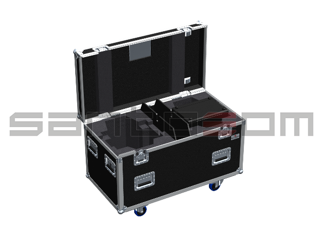 Santosom Moving Head Flight Case, 2x Robe Robin 300