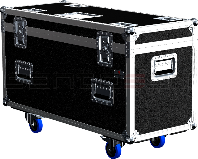 Santosom Moving Head Flight case PRO, 2x Martin Rush MH3