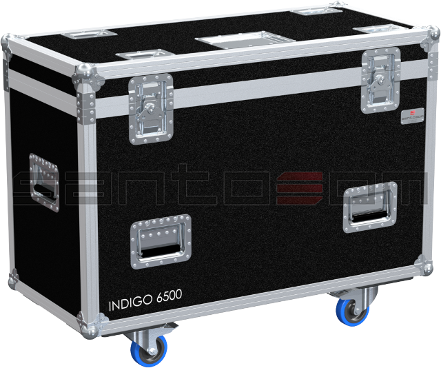 Santosom Moving Head Flight Case, 2x Showtec Indigo 6500