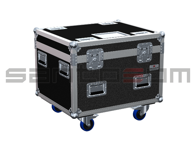 Santosom Moving Head Flight Case, 4x GLP Volks Licht