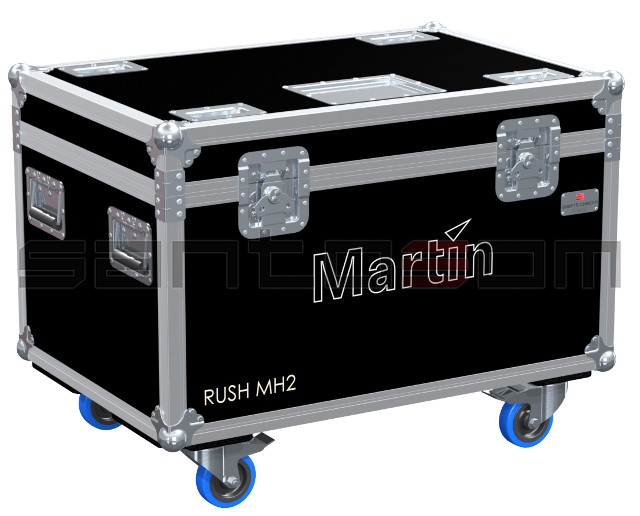 Santosom Moving Head Flight Case PRO, 8x Martin Rush MH 2 Wash