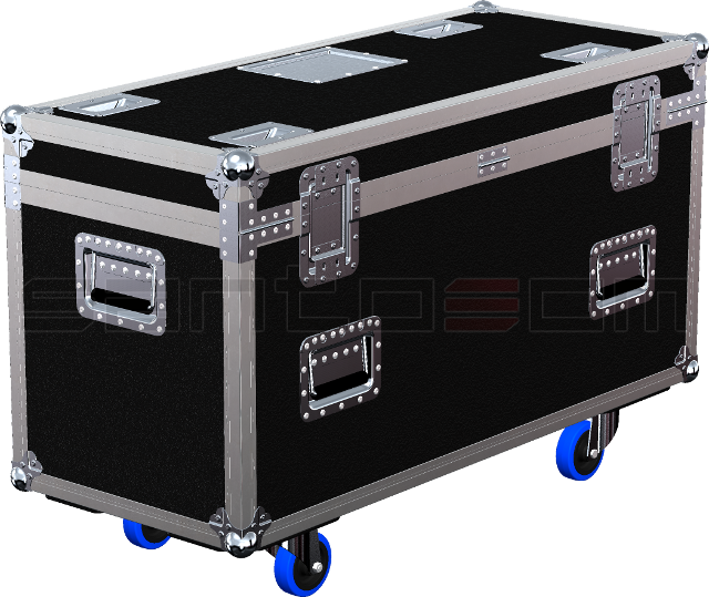 Santosom Moving Head Flight case PRO, 2x Chauvet Rogue R2/R2X Beam/ Spot
