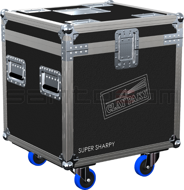 Santosom Moving Head Flight case, Clay Paky super SHARPY (No Foam Shell)