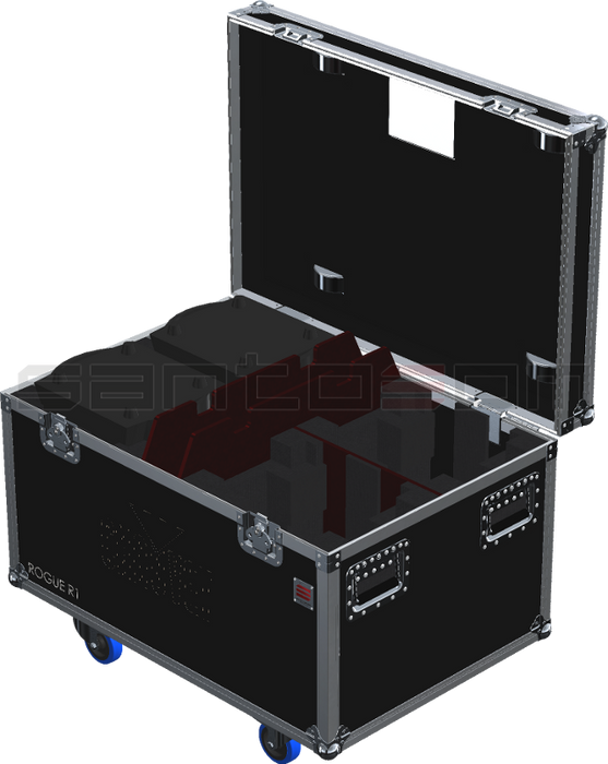 Santosom Moving Head Flight Case PRO, 4x Chauvet Rogue R1