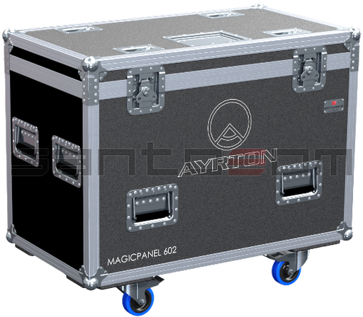 Santosom Moving Head Flight case PRO, 2x Ayrton Magicpanel-R (no foam shell)