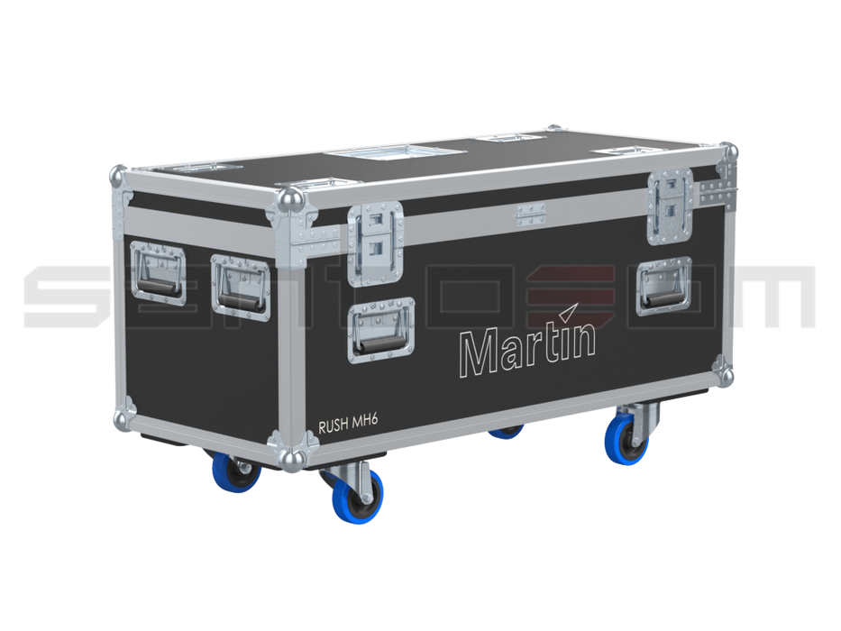 Santosom Moving Head Flight case PRO, 6x Martin Rush MH6