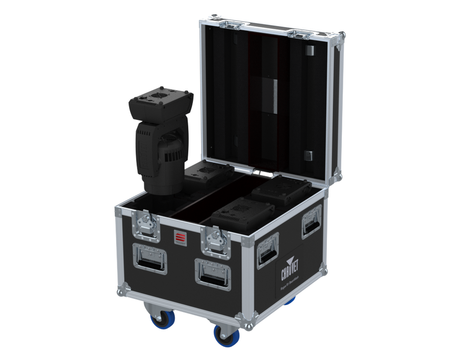 Santosom Moving Head Flight case PRO, 4x Chauvet Rogue R1 Beam Wash