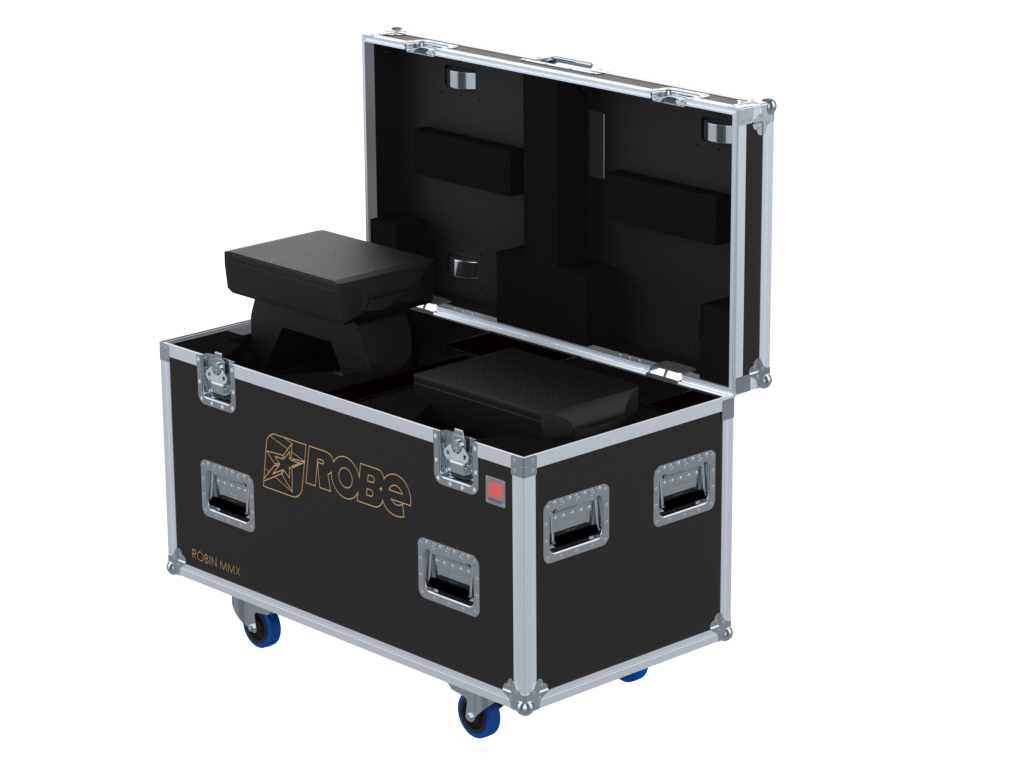 Santosom Moving Head Flight Case PRO, 2x Robe Robin MMX