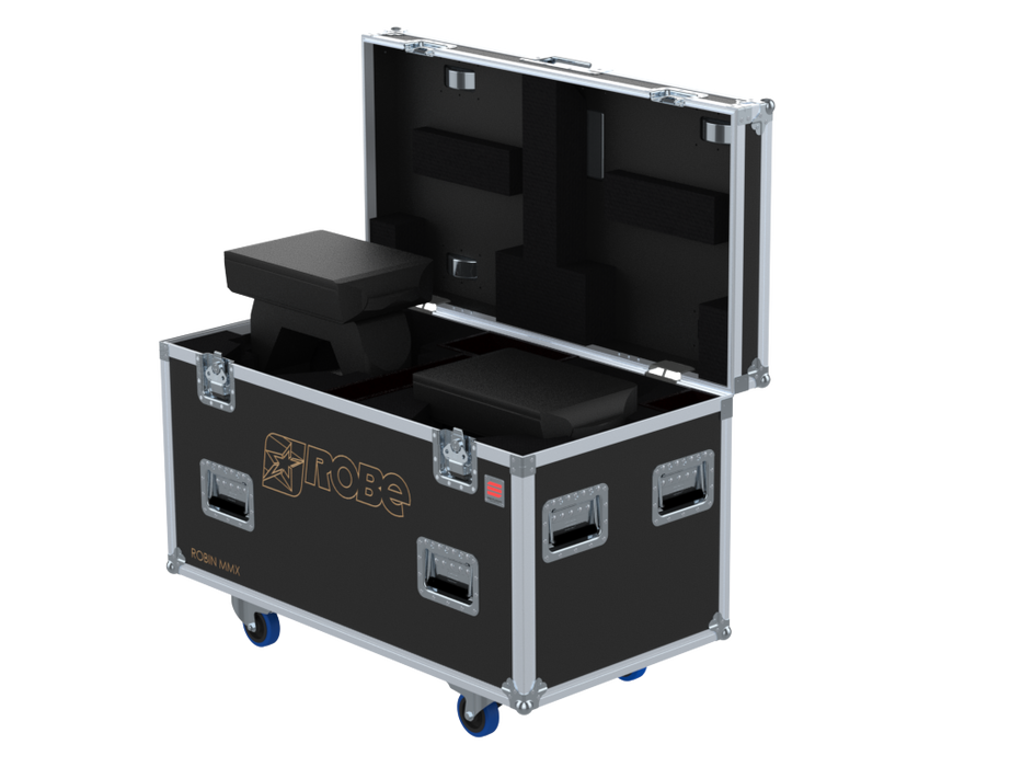Santosom Moving Head Flight Case PRO, 2x Robe Robin MMX