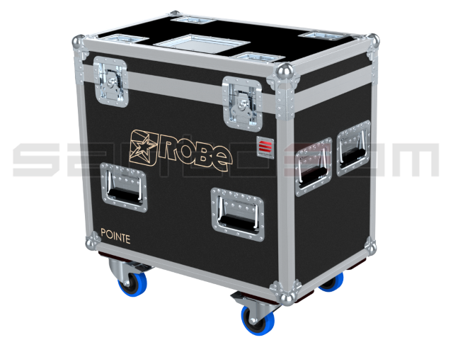 Santosom Moving Head Flight Case PRO, 2x Robe Pointe