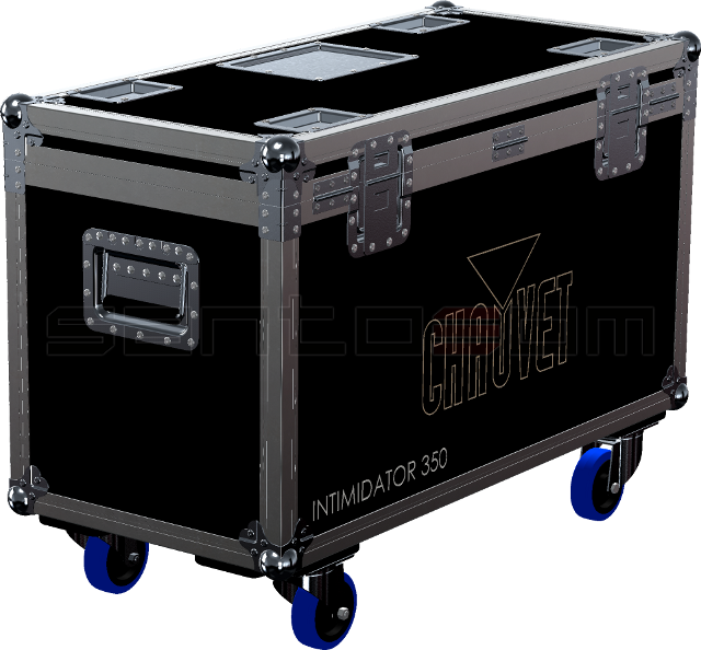Santosom Moving Head Flight Case PRO, 2x Chauvet Intimidator 350