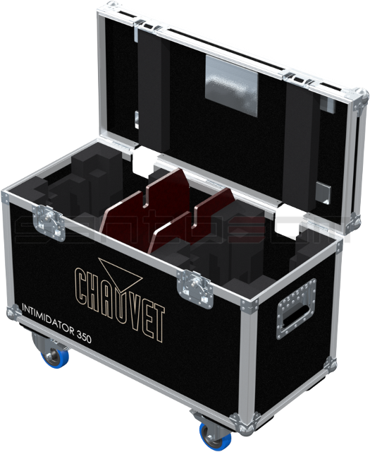 Santosom Moving Head Flight Case PRO, 2x Chauvet Intimidator 350