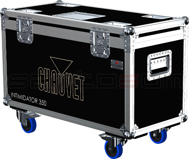 Santosom Moving Head Flight Case PRO, 2x Chauvet Intimidator 350