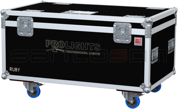 Santosom Moving Head Flight case STD, 8x ProLights Ruby