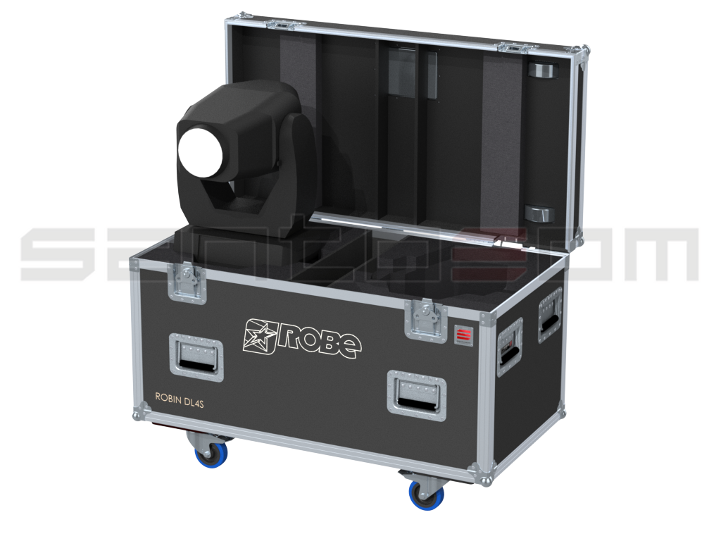 Santosom Moving Head Flight case PRO, 2x Robe Robin DL4