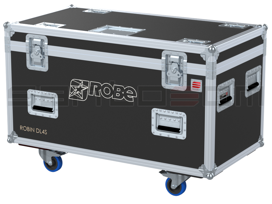 Santosom Moving Head Flight case PRO, 2x Robe Robin DL4