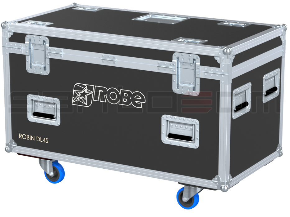 Santosom Moving Head Flight case PRO, 2x Robe Robin DL4