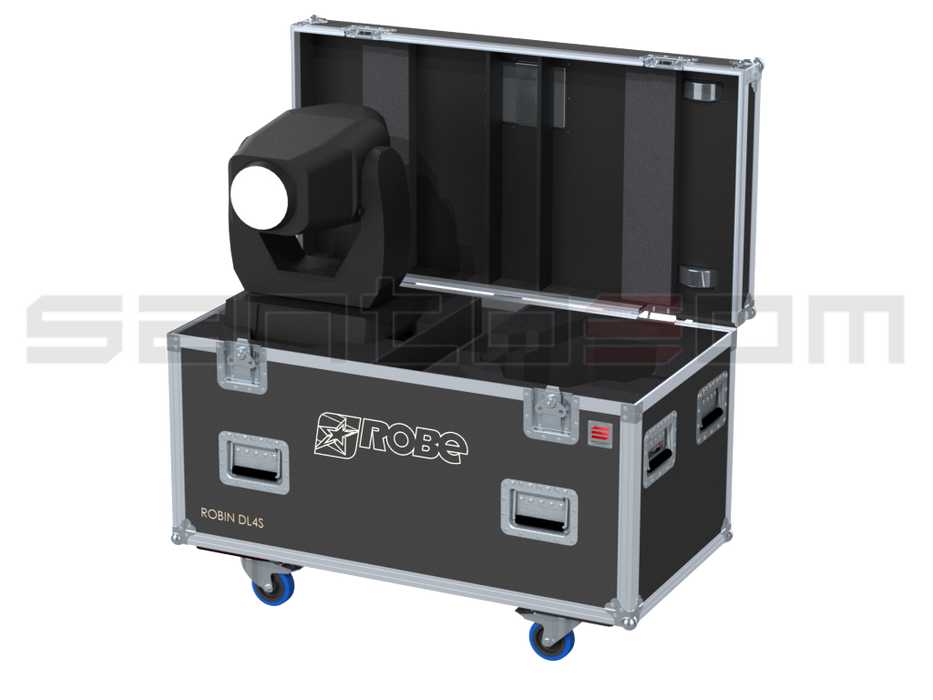 Santosom Moving Head Flight case PRO, 2x Robe Robin DL4